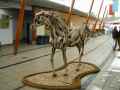 Image: Horse sculpture at The Eden Project