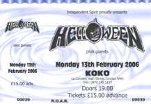 Helloween ticket