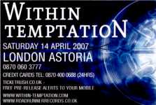 Within Temptation advert