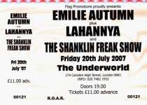 Emilie Autumn ticket