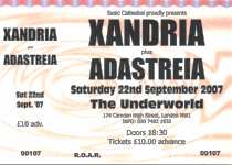 Xandria ticket