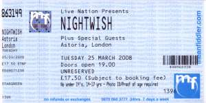 Nightwish ticket