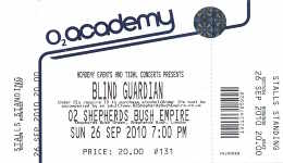 Blind Guardian ticket