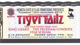 Tigertailz ticket