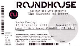 The Sisters Of Mercy ticket