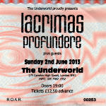 Lacrimas Profundere ticket