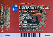 Bloodstock ticket