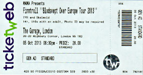 Finntroll ticket