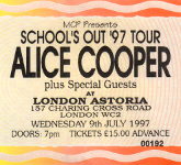 Alice Cooper ticket