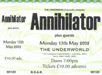 Annihilator ticket