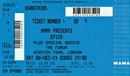 Epica ticket