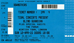 Blind Guardian ticket