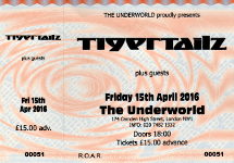 Tigertailz ticket