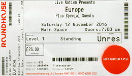 Europe ticket