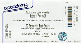 Epica/Powerwolf ticket