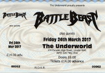 Battle Beast ticket