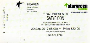 Satyricon ticket