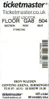 Iron Maiden ticket