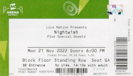 Nightwish ticket