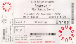 Powerwolf ticket