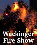 Wackinger Village Fire Show photo