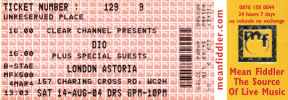 Dio ticket