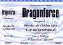 Dragonforce ticket