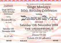 Dream Evil ticket