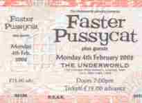 Faster Pussycat ticket