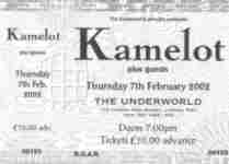 Kamelot ticket