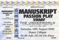 Manuskript ticket