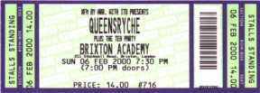 Queensrÿche ticket