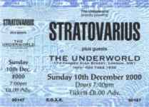 Stratovarius ticket