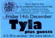 Tyla ticket