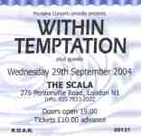 Within Temptation ticket